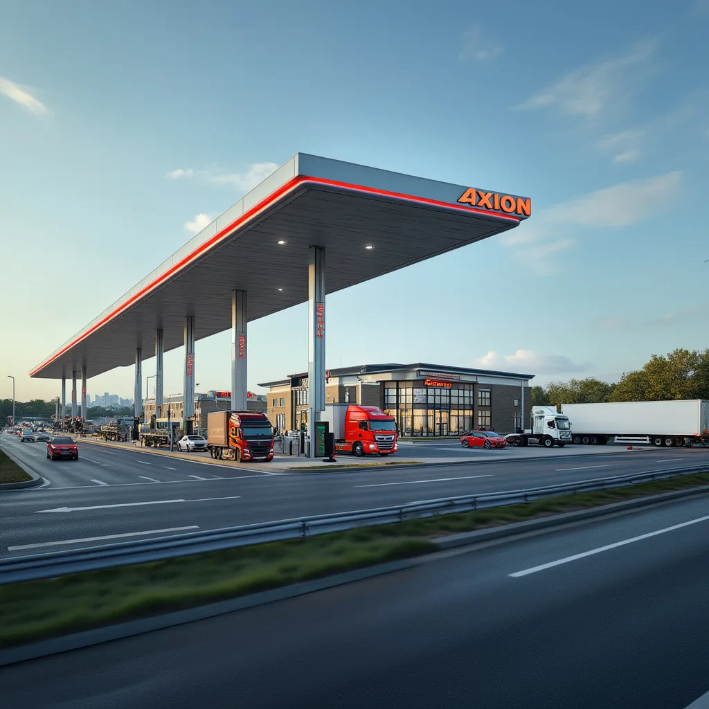 Nueva estación Axion Energy en una ruta transitada